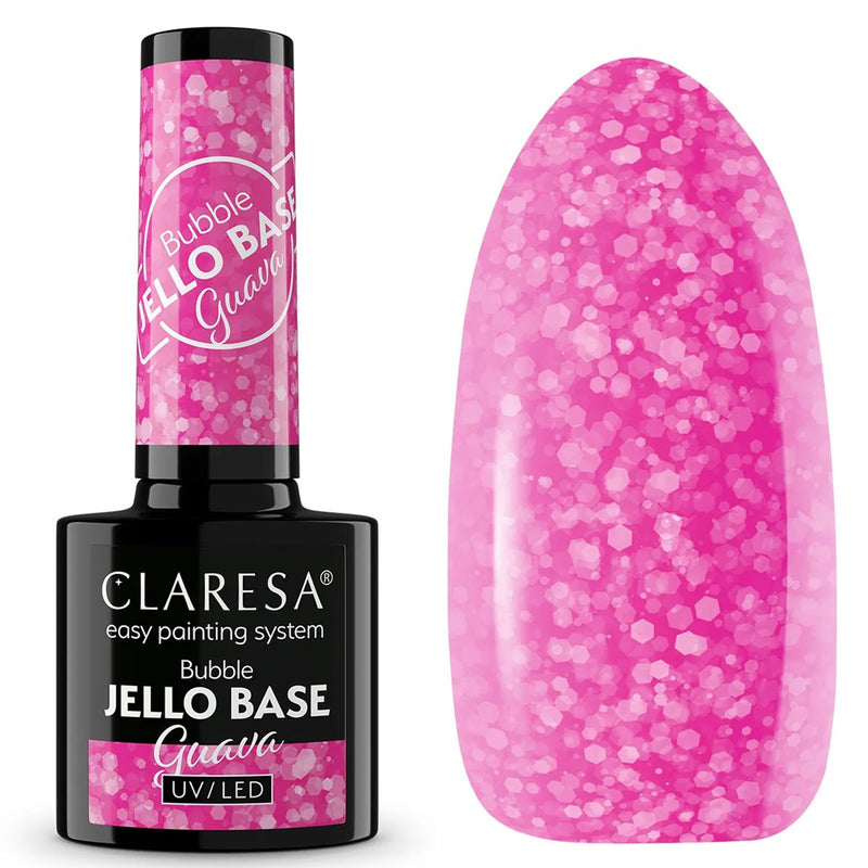 Afbeelding laden in galerijviewer, Claresa bubble jello base coat guava 5ml