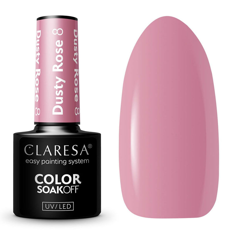 Load image into Gallery viewer, Claresa uv led gellak 5ml dusty rose 8