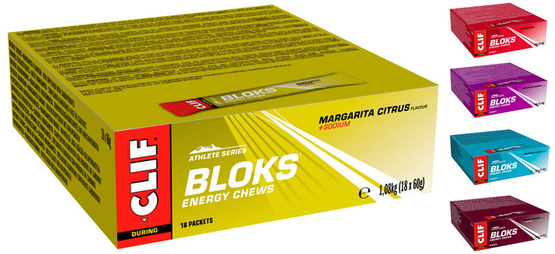 Load image into Gallery viewer, Clif bar shot bloks energy chews 18er box