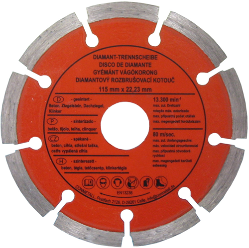 Load image into Gallery viewer, Con:p diamantslijpschijf beton 115mm - b23120