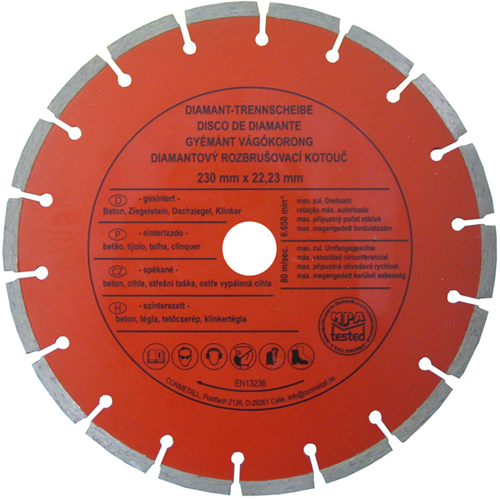 Laden Sie das Bild in Galerie -Viewer, Con:p diamantslijpschijf beton 230mm - b23125