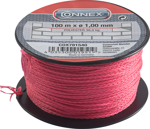 Afbeelding laden in galerijviewer, Connex metselkoord pes 1mm ro bobijn 100m - cox781540