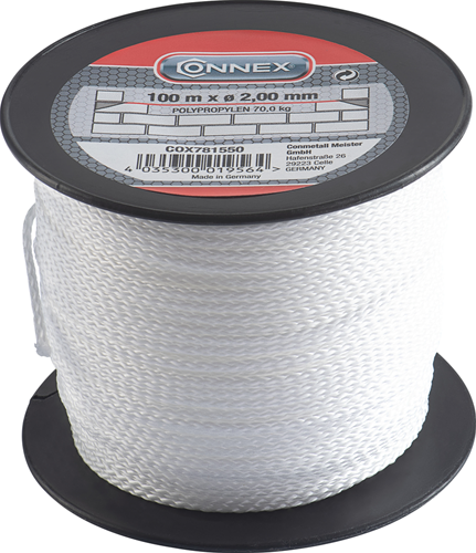 Afbeelding laden in galerijviewer, Connex metselkoord pp 2.0mm wi bobijn 100m - cox781550