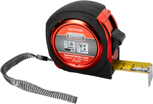 Afbeelding laden in galerijviewer, Connex rolmeter 8m abs 25mm euro-ijking - coxt701258