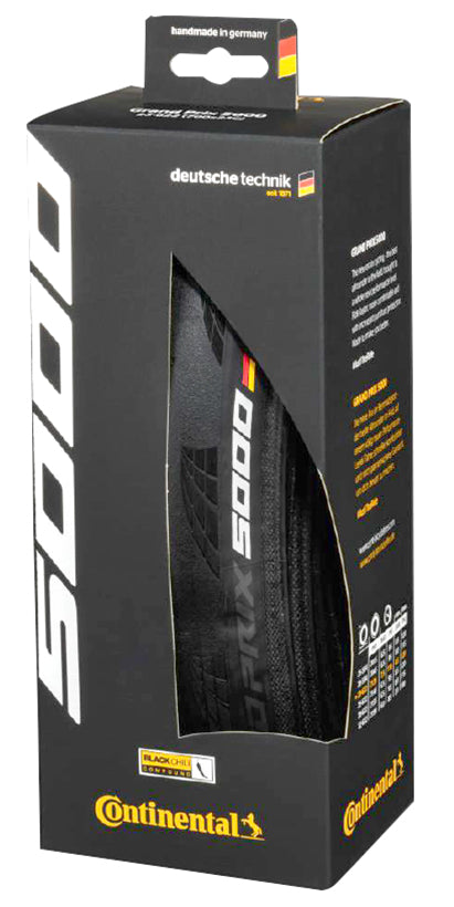 Load image into Gallery viewer, Continental Grand Prix 5000 vouwband, racefiets, 28-622, zwart