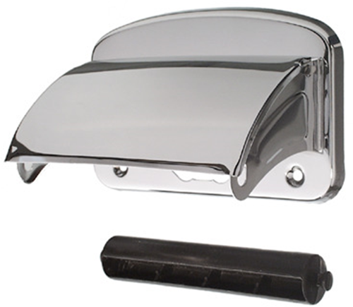 Load image into Gallery viewer, Cornat houder wc-papier met deksel rvs - t364399