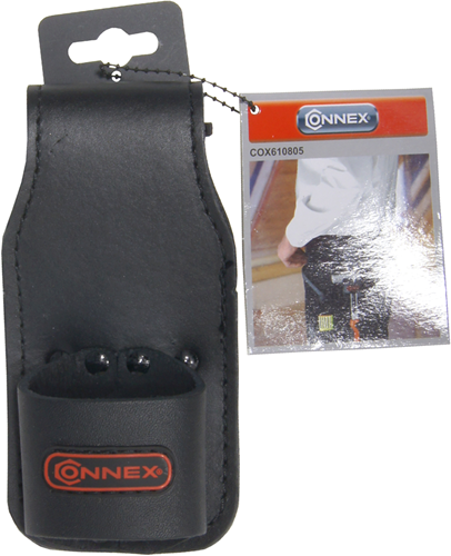 Load image into Gallery viewer, Connex hamerhouder leder zwart - cox610805