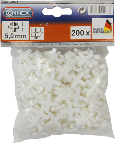 Load image into Gallery viewer, Connex tegelkruisje 5mm (200st) - cox792008