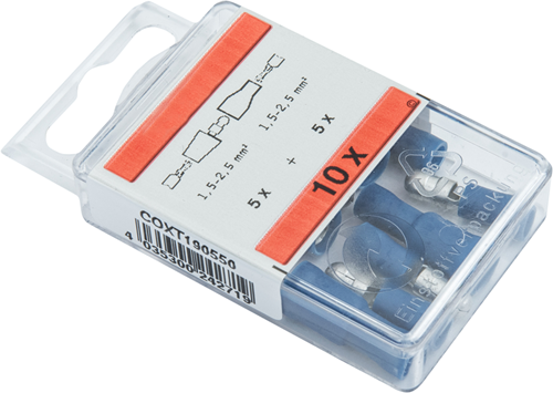 Afbeelding laden in galerijviewer, Connex kabelschoenassortiment 1.5-2.5mm bl - coxt190550