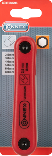 Load image into Gallery viewer, Connex inbussleutelset 6kant 2.5-8mm 6-dlg - coxt560206