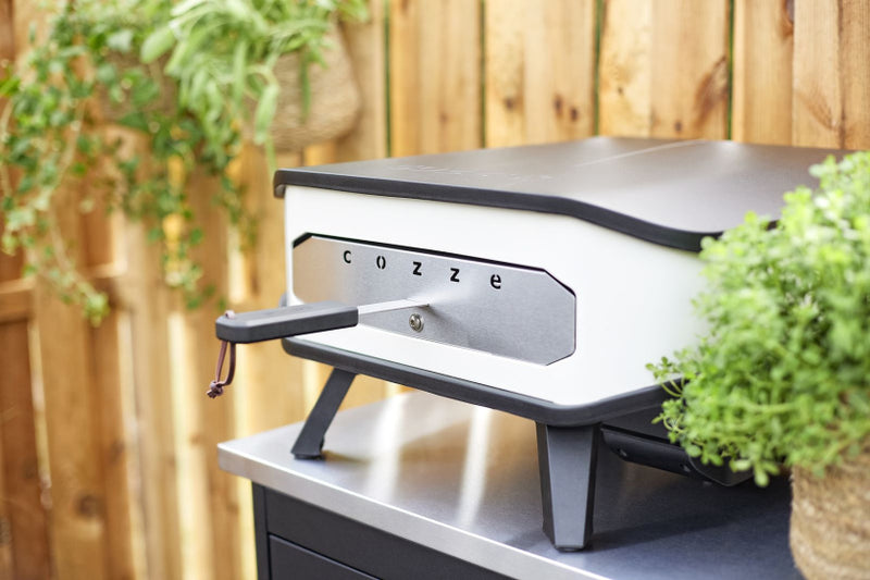 Load image into Gallery viewer, Cozze Elektrische pizzaoven 17'' met pizzasteen 2200W zwart