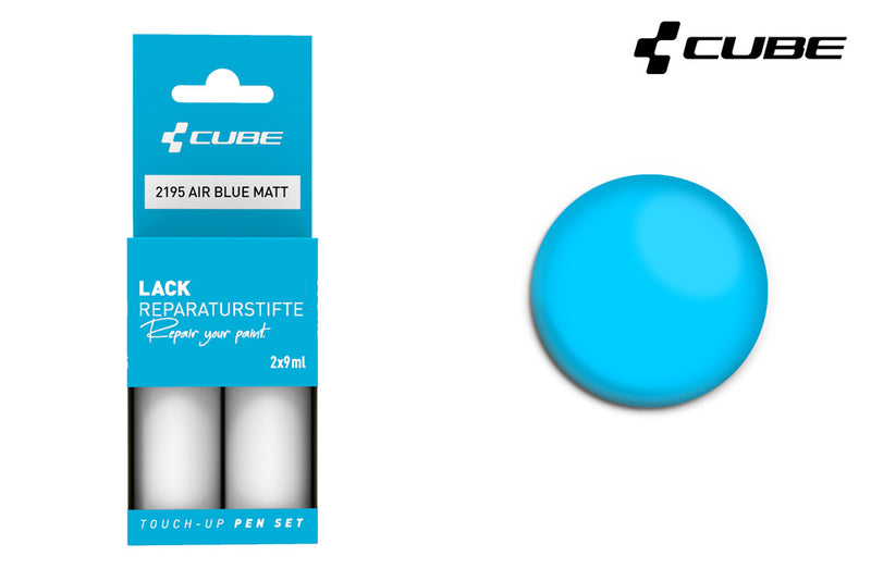 Load image into Gallery viewer, Cube touch-up pen set air blue matt