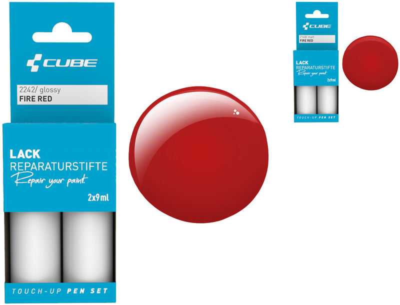 Load image into Gallery viewer, Cube touch-up pen set fire red
