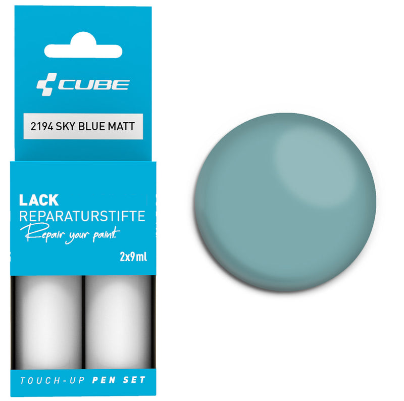 Load image into Gallery viewer, Cube touch-up pen set sky blue matt