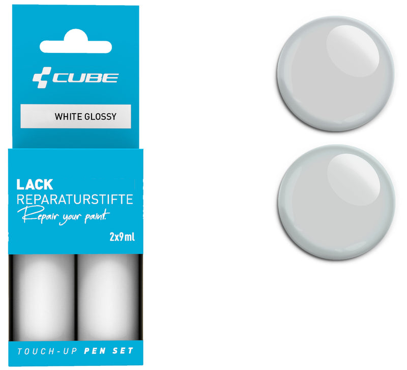Cargue la imagen en el visor de la galería, Cube touch-up pen set white glossy