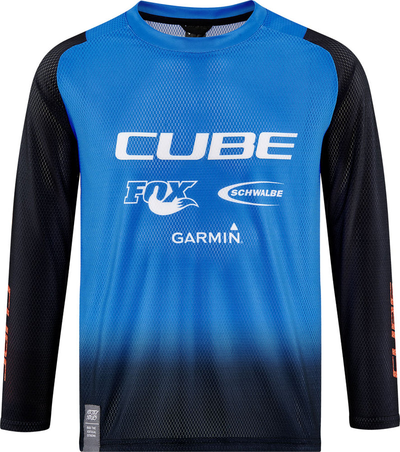 Chargez l'image dans la visionneuse de la galerie, Cube vetrtex rookie x actionteam - kid's long sleeve jersey