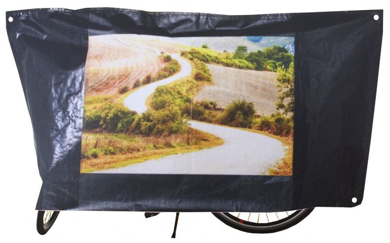 Afbeelding laden in galerijviewer, Vk international vk fietsbeschermhoes zwart color nr. 14