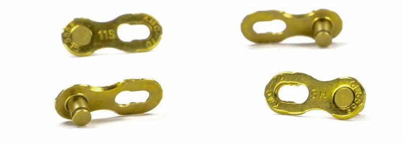 Laden Sie das Bild in Galerie -Viewer, KMC MISSING LINK 11R Ti-N Gold 5.2mm - Zilver