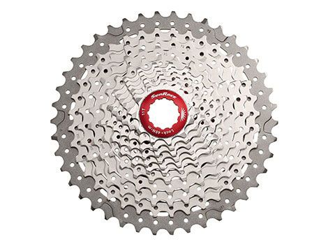 Afbeelding laden in galerijviewer, SunRace csmx8 cassette 11 speed 11-42 tands zilver in box