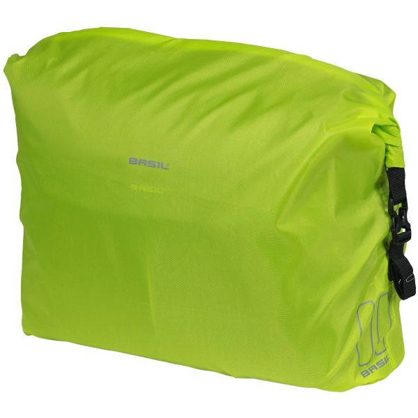 Load image into Gallery viewer, Basil Keep Dry and Clean - regenhoes - horizontaal - neon geel