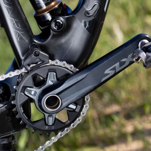 Load image into Gallery viewer, Shimano - Crankstel 12-speed SLX FC-M7120-1 zonder kettingblad 175 mm - zwart