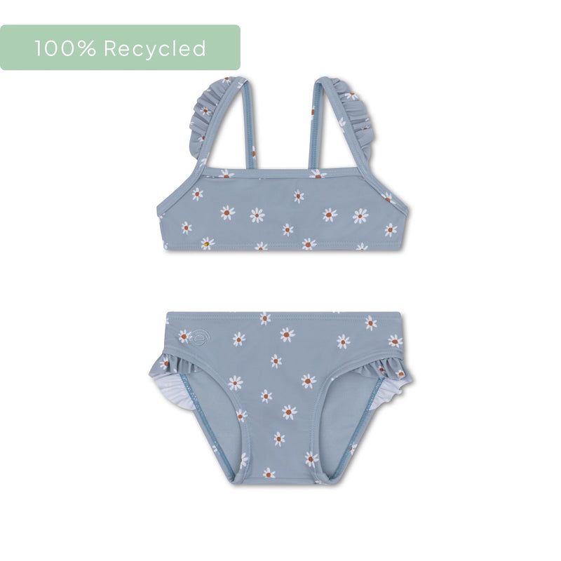 Cargue la imagen en el visor de la galería, Daisy flower | blauw meisjes uv bikini
