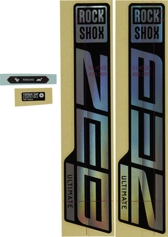 Load image into Gallery viewer, Rockshox decal kit sticker set for zeb ultimate as of 2021 model