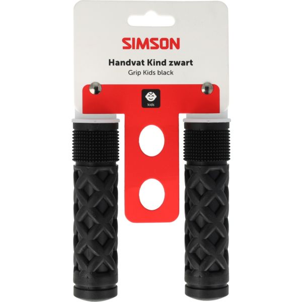 Afbeelding laden in galerijviewer, Simson handvatten kinder zwart-zwart