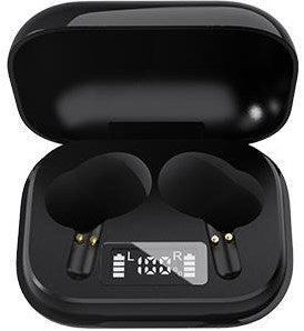 Cargue la imagen en el visor de la galería, Enzo denver bluetooth draadloze earbuds + oplaadcase zwart - 7120850