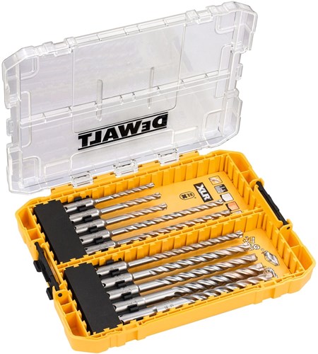 Afbeelding laden in galerijviewer, Dewalt accessoires betonborenset sds+ xlr | 10-delig | in tough case - dt70752-qz