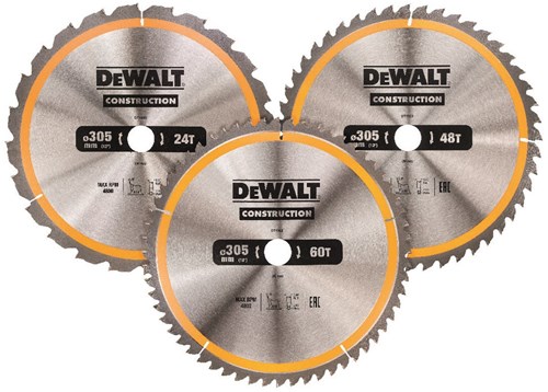 Load image into Gallery viewer, Dewalt accessoires cirkelzaagbladen 3 pack | 305x30mm - dt1964-qz