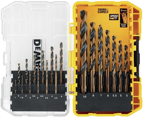 Afbeelding laden in galerijviewer, Dewalt accessoires dt70728-qz | 19-delig hss metaalboorset | in toughcase - dt70728-qz