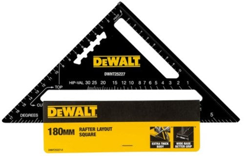 Load image into Gallery viewer, Dewalt accessoires dwht25227-0 bouwdriehoek | speed square | 180 mm | metrisch - dwht25227-0