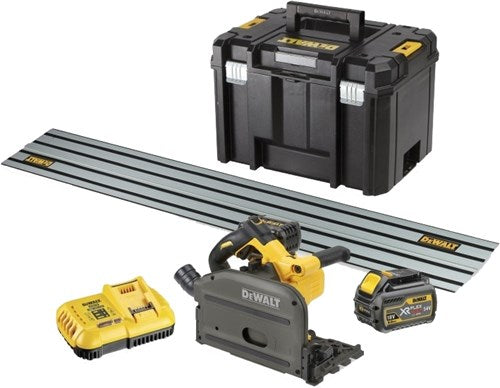 Load image into Gallery viewer, Dewalt dcs520t2r xr flexvolt inval cirkelzaag 54v 165mm + geleiderail - dcs520t2r-qw