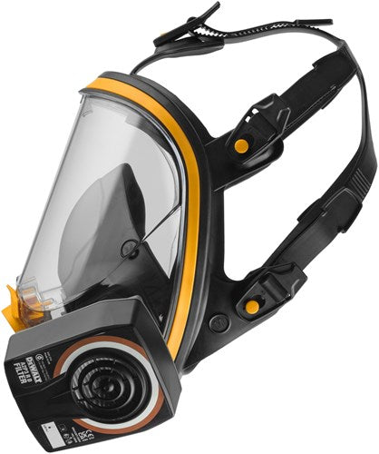 Load image into Gallery viewer, Dewalt dxir1ffmla2p3 lichtgewicht herbruikbaar volgelaatsmasker met a2p3 filters | maat l - dxir1ffmla2p3