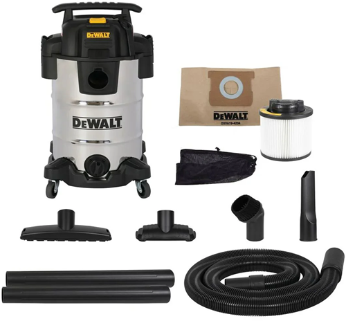 Chargez l'image dans la visionneuse de la galerie, Dewalt dxv30sapta - stainless steel 30l wet dry vac | nat- en droogstofzuiger met pta - dxv30sapta