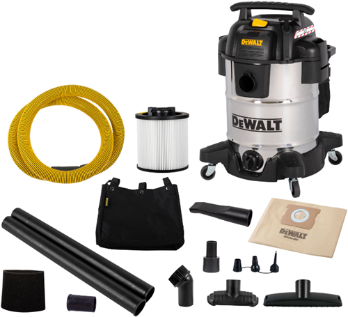 Afbeelding laden in galerijviewer, Dewalt dxv38sb wet dry vacuum cleaner | nat- en droogstofzuiger | 38 liter - dxv38sb