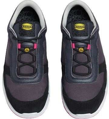 Chargez l'image dans la visionneuse de la galerie, Diadora werkschoen athena text laag 179903 s1p d0458 | nine iron raspberry (d0458) | maat 37 - 8053607443338
