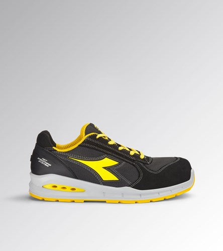 Cargue la imagen en el visor de la galería, Diadora werkschoen run net ab low s1ps 181146 | zwart antraciet c4663 | maat 46 - 8053607621415