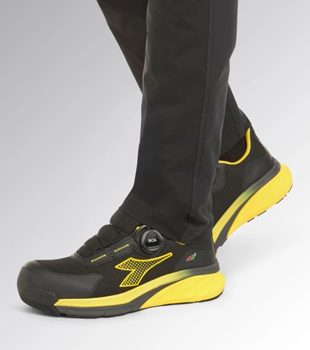 Afbeelding laden in galerijviewer, Diadora werkschoen vortex da2 boa low s3s 182332 | zwart yellow croms | maat 45 - 8054795151883