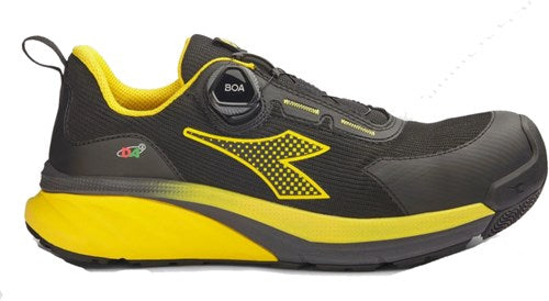 Afbeelding laden in galerijviewer, Diadora werkschoen vortex da2 boa low s3s 182332 | zwart yellow croms | maat 45 - 8054795151883