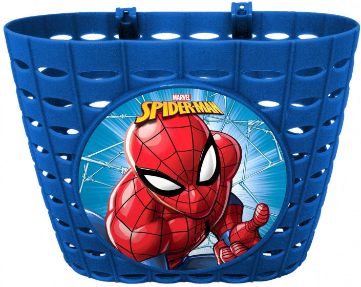 Load image into Gallery viewer, Marvel Spider-Man Fietsmand Jongens 12 x 20 cm Blauw
