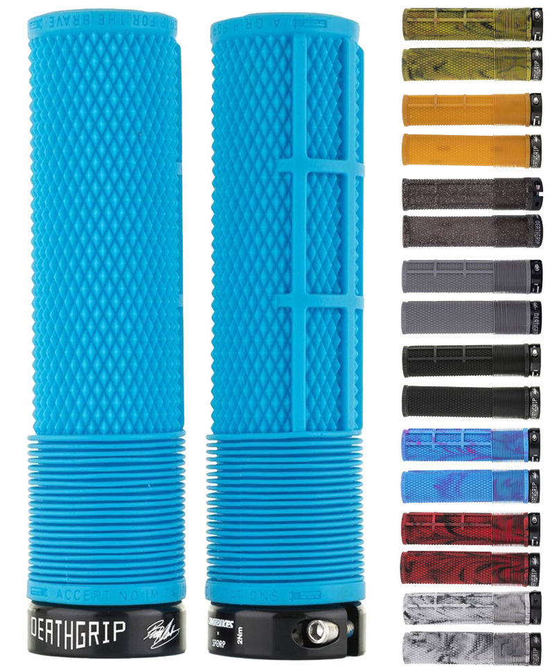 Laden Sie das Bild in Galerie -Viewer, Dmr brendog fl death grip lock-on grips -thin 133 x 29.8 mm