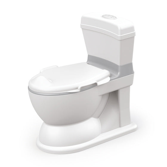 Load image into Gallery viewer, Dolu 2-in-1 XL Educatief Plaspotje met Doorspoeleffect Wit Roze