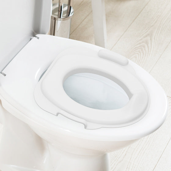 Load image into Gallery viewer, Dolu 2-in-1 XL Educatief Plaspotje met Doorspoeleffect Wit Roze