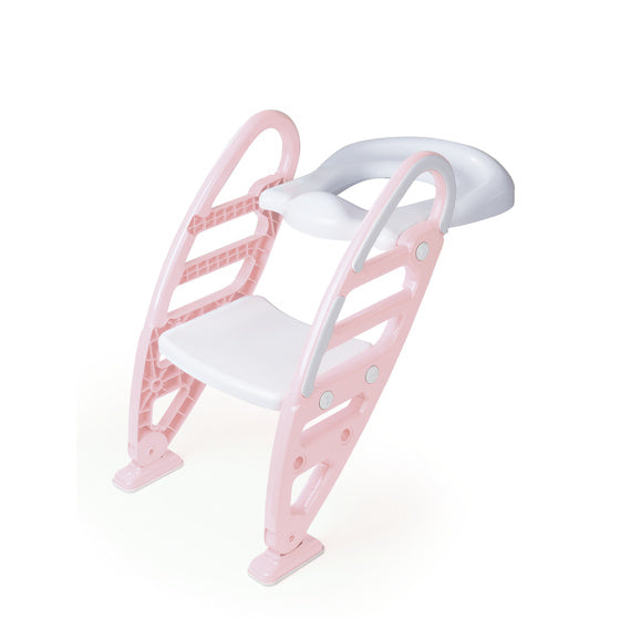 Load image into Gallery viewer, Dolu educatieve toilettrainer met trapje toiletverkleiner roze