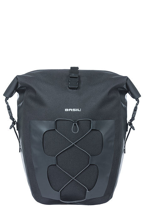 Afbeelding laden in galerijviewer, Basil Navigator Waterproof enkele fietstas, zwart