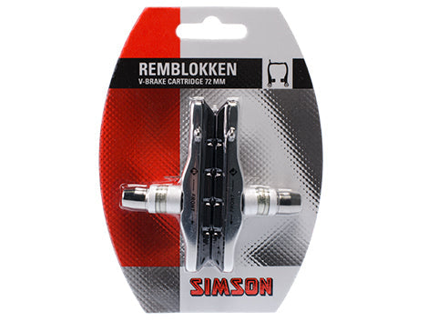 Afbeelding laden in galerijviewer, Simson v-brake cardridge remschoen cpl.