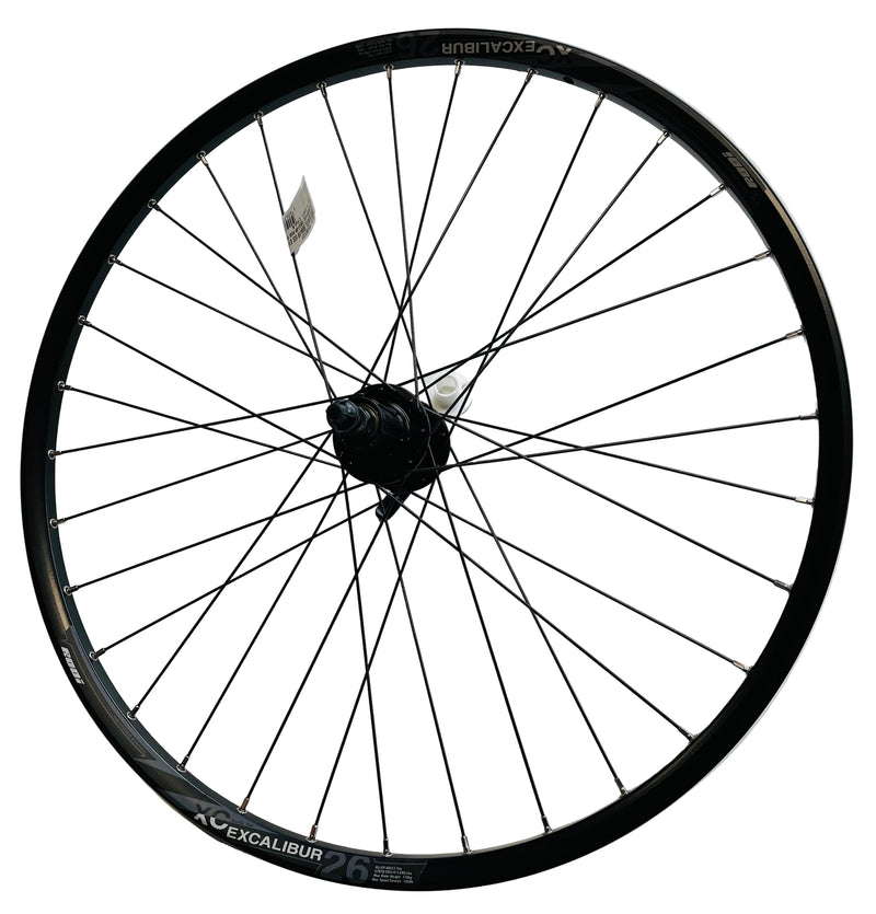 Cargue la imagen en el visor de la galería, Rodi achterwiel 26 - 559x19 iis excalibur 2xc db600 qr zwart schijfrem cassette