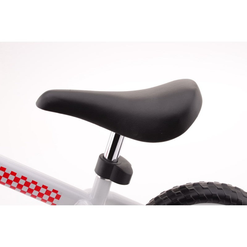Load image into Gallery viewer, Loopfiets staal wit rood